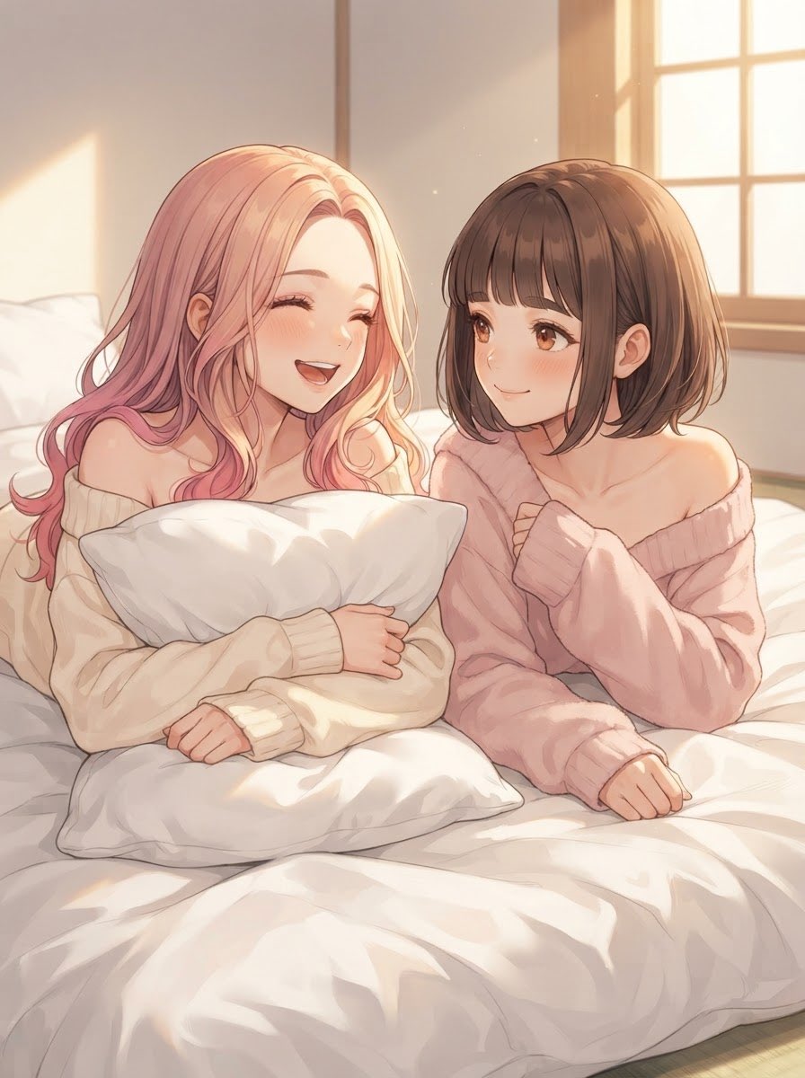 emoemolover123's tweet photo. お泊まりした翌朝

星羅と陽葵 / OC / AI gen https://t.co/nSS9gdHRxc