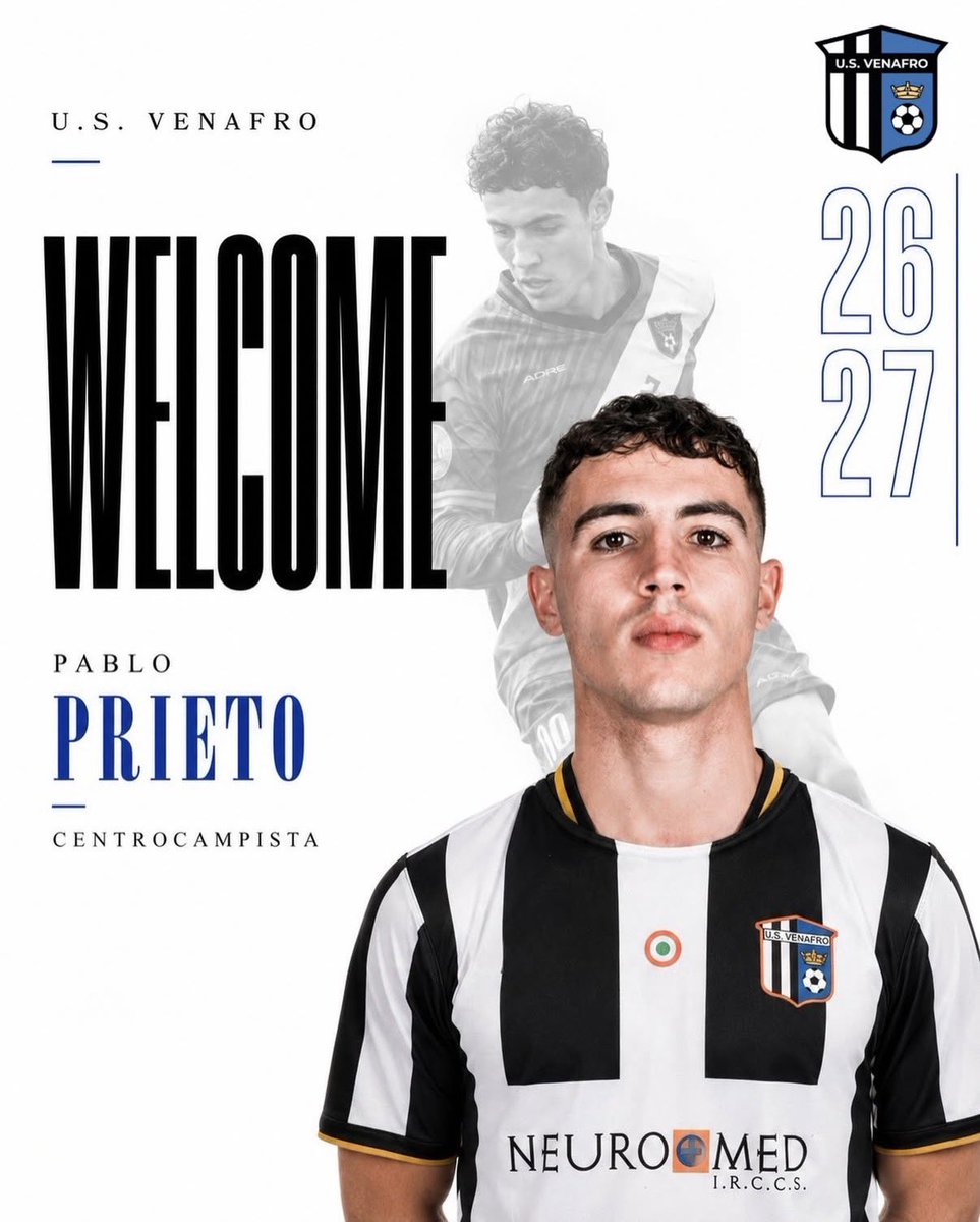 ManagementTF's tweet photo. ✍🏻 𝗣𝗔𝗕𝗟𝗢 𝗣𝗥𝗜𝗘𝗧𝗢, 𝗡𝗨𝗘𝗩𝗢 𝗙𝗜𝗖𝗛𝗔𝗝𝗘 𝗗𝗘𝗟 𝗩𝗘𝗡𝗔𝗙𝗥𝗢 

Nuestro jugador pone rumbo al equipo italiano con el objetivo de crecer y demostrar su talento 🇮🇹 

Muy contentos de seguir creciendo y le deseamos mucha suerte a Pablo en su nuevo reto 🚀

#LaFamiliaTF https://t.co/KwGY187Cfl