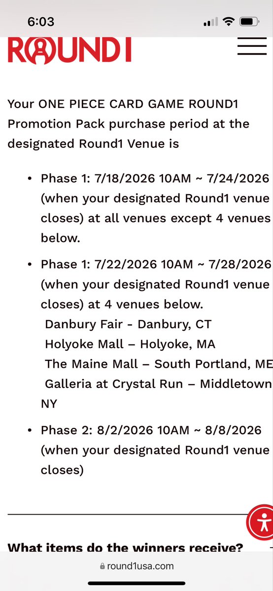 SenorBigB1's tweet photo. @ducky_onX @x3v6xa9 @Round1USA @tuneewakeup again just guessing as I am not a Round1 employee but there are 2 waves of merch: 7/18 and 9/1. 

the pr cards are phases. counting out the spacing between weeks from phase 1 to 2, I landed on 6. Could it be done after 2? yep. but it makes more sense that we will see more phases. https://t.co/Qtts2mBIhO