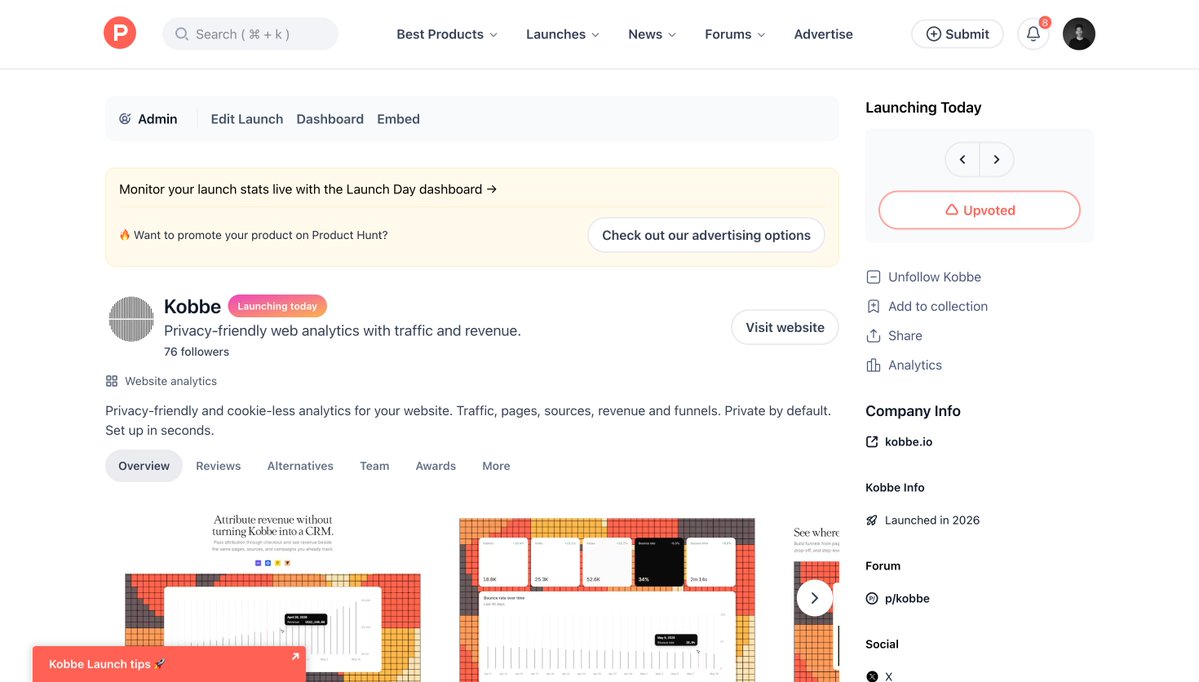 Mike_Andreuzza's tweet photo. Today I am launching @Kobbe on PH

Would mean the world to me to get some support there.

Thank you in advance!
https://t.co/WVF4bDR525 https://t.co/ykNP30BjFA
