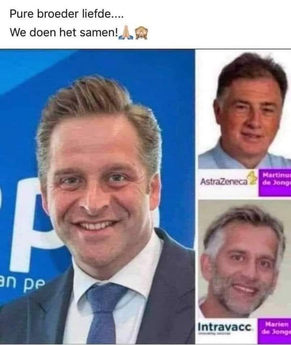 nieuwsmaat's tweet photo. @WimdenOudsten Ja en er waren belangen , zo ook met de mondkapjes dus @hugodejonge een plaat voor je kop , maar ja @cdavandaag https://t.co/YNU9wIKLV2