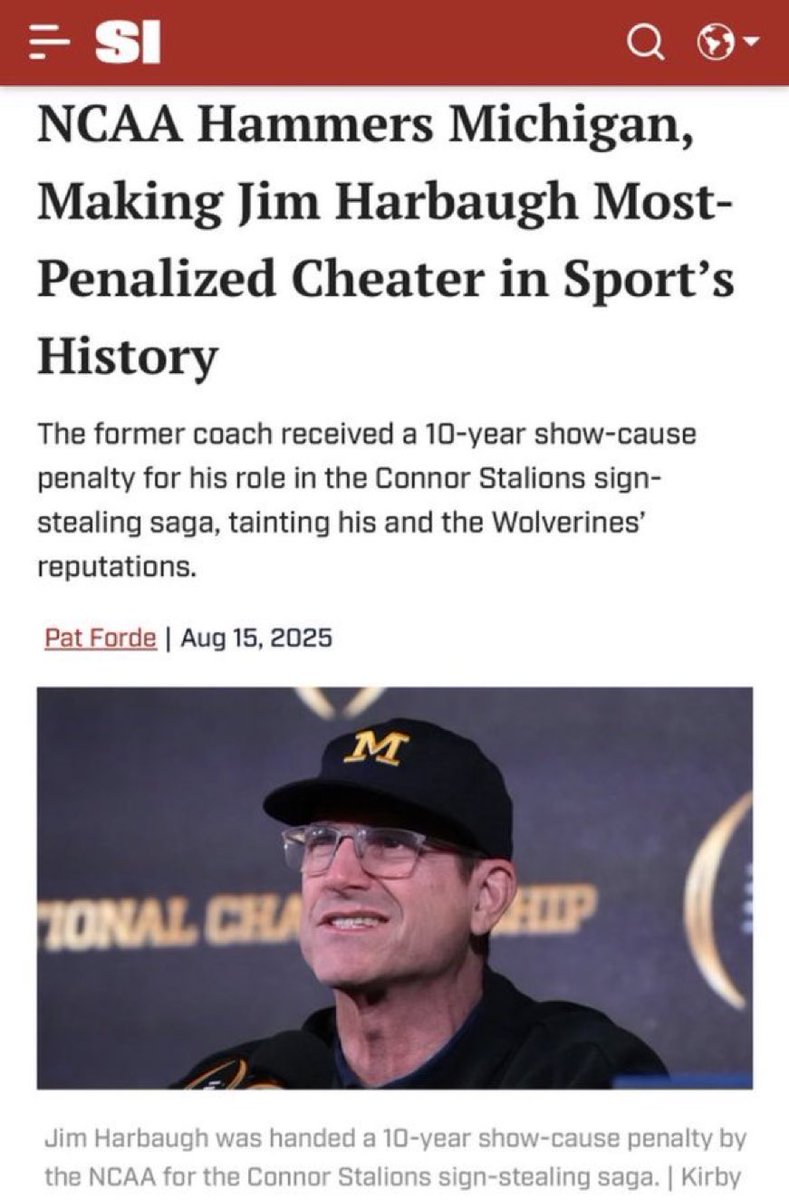 Michigan Cheated Clock tweet media