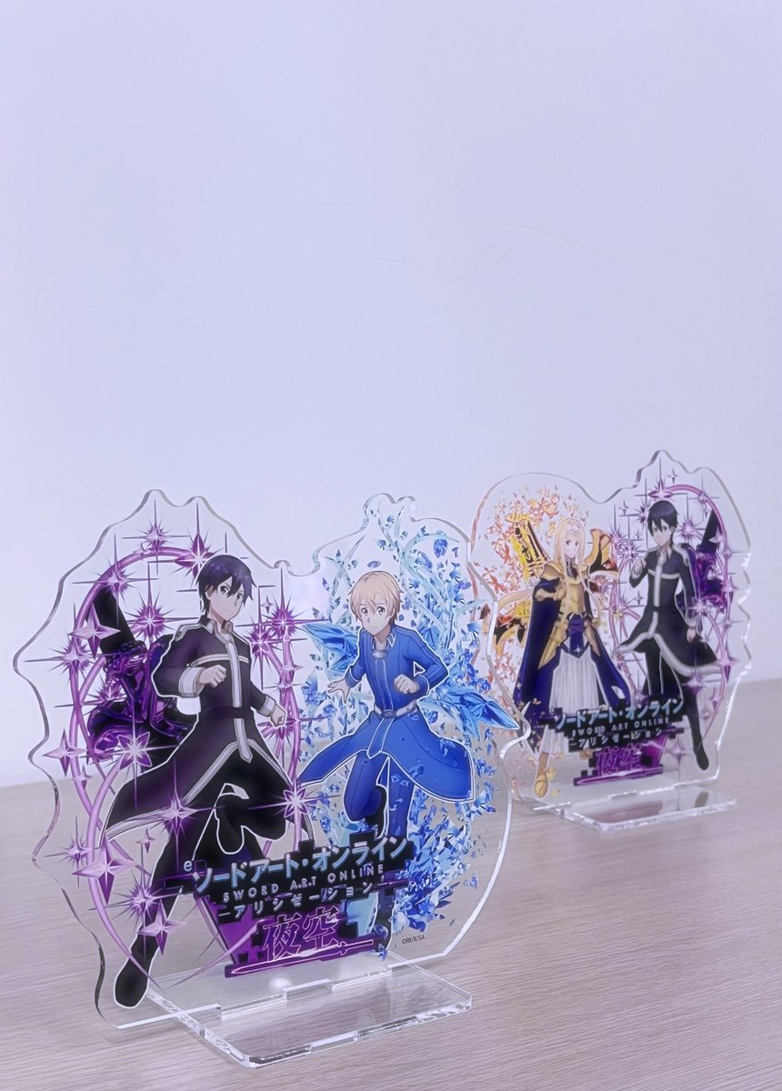 irurun001's tweet photo. 8/3〜導入開始
eソードアート・オンラインアリシゼーション夜空　ホール景品サンプル
アクリルスタンド4種
図柄アクリルキーホルダー4種
マグカップ
アクスタはサイズ感大きめでした＞ ̫＜ ♡
絶対ほしいт  ̫ т👍🏻👍🏻👍🏻
#eSAO夜空 https://t.co/WRAYCPG61q