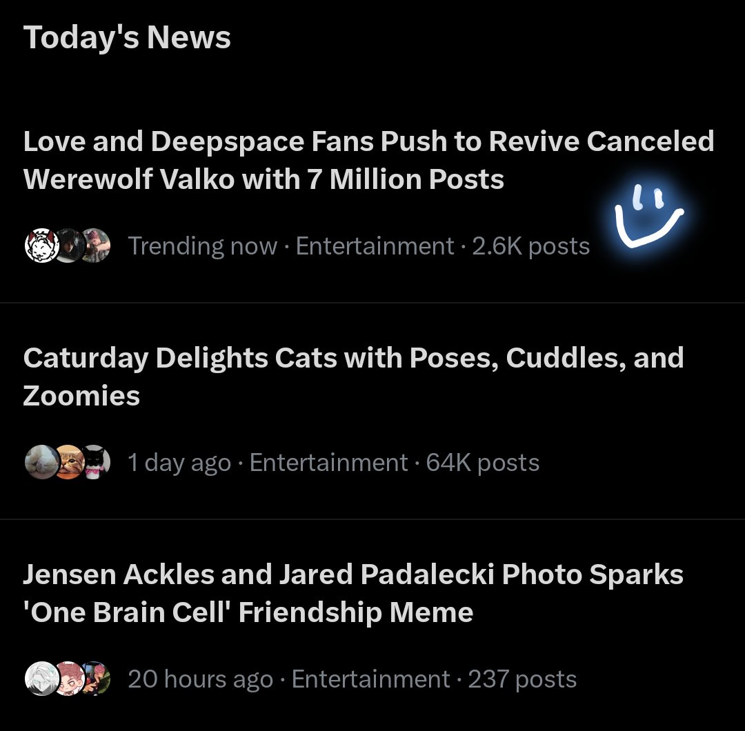 sunita_jad7226's tweet photo. Look at the topic on X guys !
"Love and Deepspace Fans Push to Revive Canceled Werewolf Valko With 7 Million Posts"
Let's keep on posting! The puppy has to come home! 🩷 I am so proud of all the hunters who are still fighting! 
#ValkoIsLoved  #ValkoIsValuable
#BringBackValko https://t.co/mAnaSxjbBd