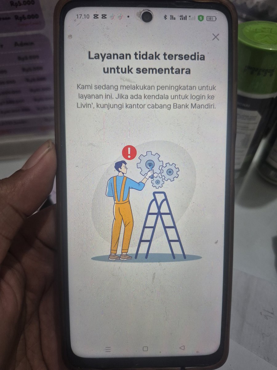 putrasiswoyo's tweet photo. @bankmandiri kami mau aktifin livin pakai kartu debit, sudah coba berkala dan selalu muncul ini, dah mencoba dari hari jumat yg lalu https://t.co/IVAThd6oFN