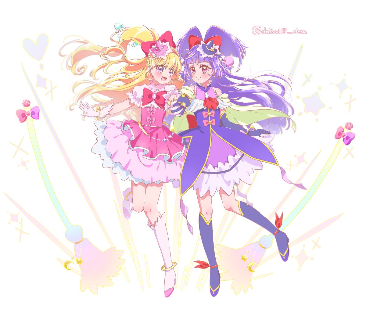 daisukiii__desu's tweet photo. 二人

#プリキュア #Precure https://t.co/DhNpZL75C5