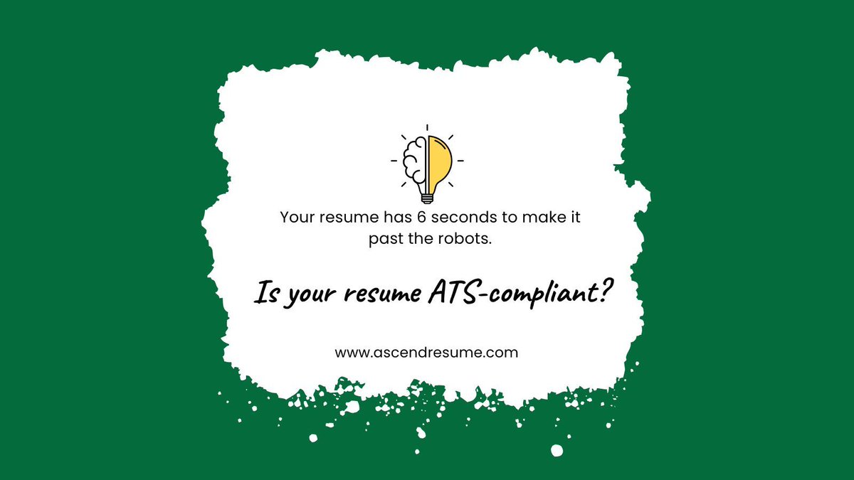AscendResume's tweet photo. Clean formatting wins with ATS. #ResumeWriting #GetHired #ATS #CareerGrowth #JobSearch #NowHiring #AscendResume https://t.co/wnF5n7b5mZ