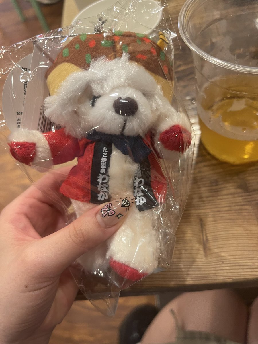kaor1n_n's tweet photo. 大阪わなかベアちゃん🐙🐻
わなかで一目惚れして買いました
新しい仲間になりましたよ
わなか大好きすぎる。。おいしかった☺️
ハピネス☺️ https://t.co/GWwxze0LGS