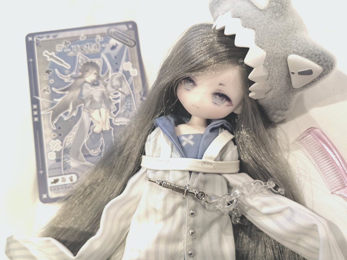 HikiRain's tweet photo. Couldn't resist and bought this cutie. I think it's cool that China has a lot of beautiful dolls and figures https://t.co/eSce6btGzH