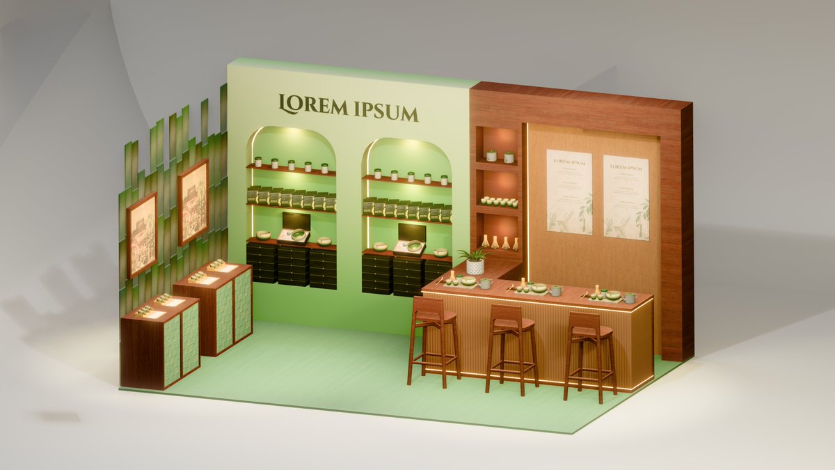 itsestherese's tweet photo. A lil different from what I usually post but here's a random 3d pop-up design I did for a fake matcha brand lol (for design practice)

#artph #blender3d https://t.co/GgLxoWHi2G