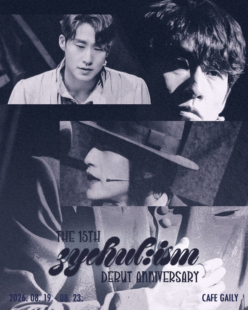 ZYCHULISM's tweet photo. 🔮𝟐𝟎𝟐𝟔 𝐙𝐘𝐂𝐇𝐔𝐋:𝐢𝐬𝐦🔮

김지철 배우님의 데뷔 15주년을 맞이하여
카페 이벤트를 진행합니다❤️‍🔥
자세한 내용은 공지 확인 부탁드립니다!

🧪2026. 08. 19. - 08. 23.
🧪카페 게일리

#지철의_신비
#기억을_넘어_지철을_향해
#우리의_마음속엔_지철이_있기에 https://t.co/KclgRLzz13