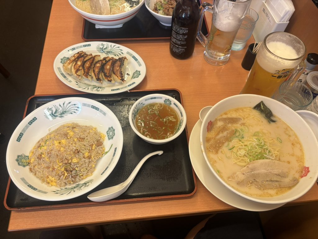 doragon4630's tweet photo. 現地まけほー
帰りに日高屋でご飯食べました https://t.co/wXbyZWQbhj