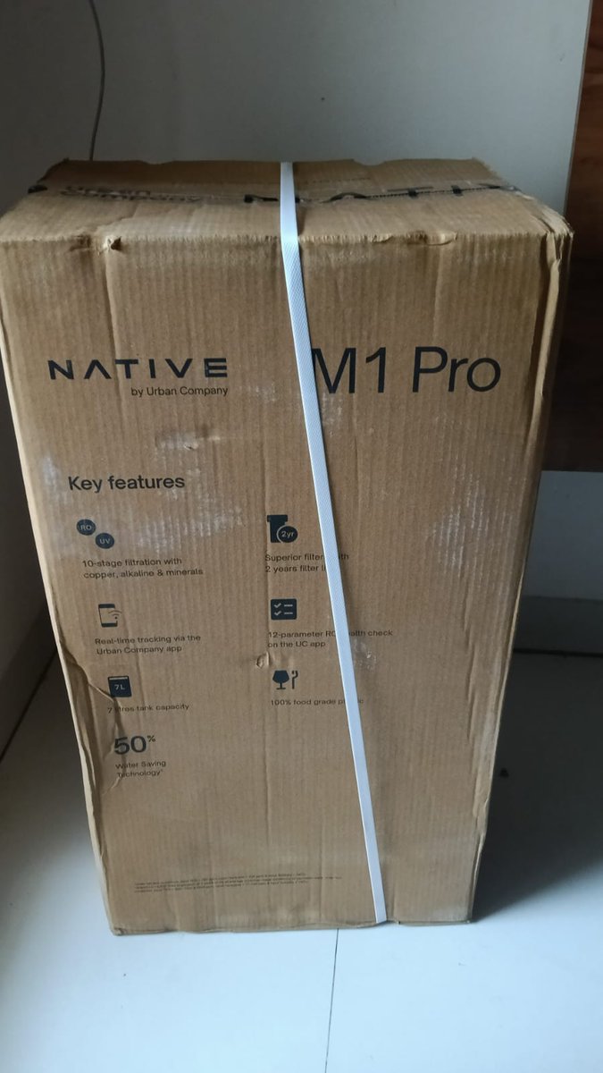 shib2139's tweet photo. @VijaySales
Extremely disappointed with
@VijaySales
Badlapur East. I ordered an Urban Company Native M1, but was delivered a Native M1 Pro. We couldn't identify the mismatch at delivery and only learned about it a week later when installation technician informed us. #VijaySales https://t.co/EoVQ8QCa2F