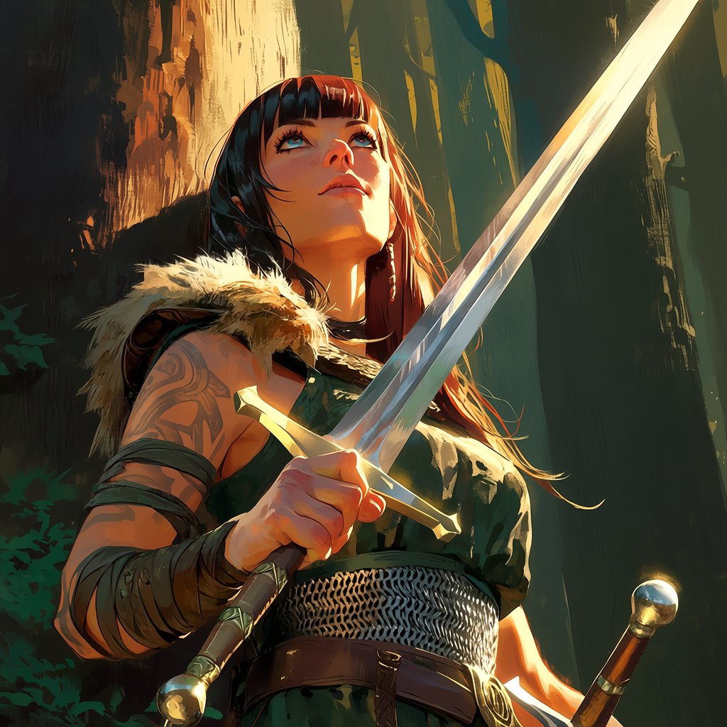 gurniaiart's tweet photo. Warrior      
#AIArt #AIイラスト #midjourney #AIgirl #aiGallery https://t.co/TUr0kQozIc