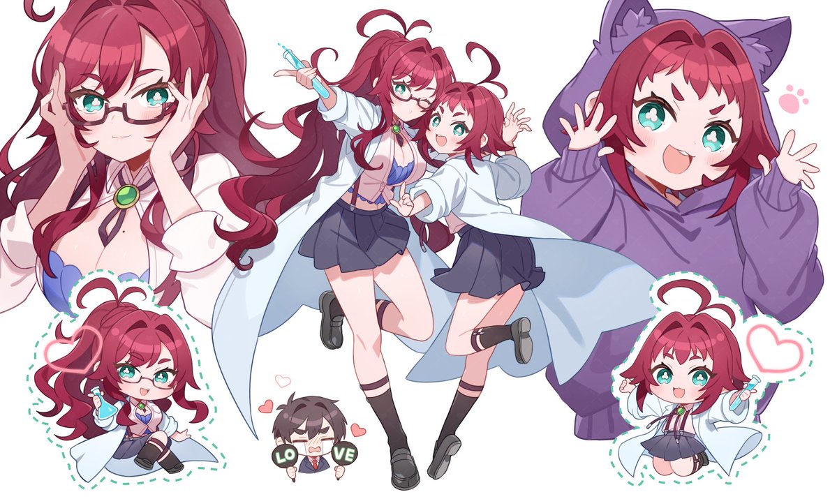 NKNlak's tweet photo. 楠莉先輩🧪　#100カノファンアート https://t.co/nF7O6YtuBN