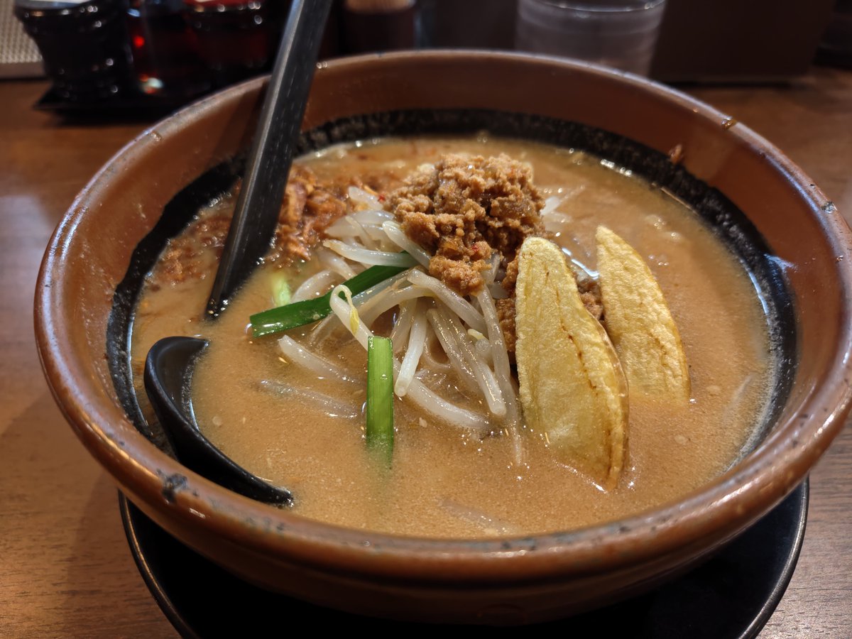 alxeight's tweet photo. 壱正の北海道味噌󠄀らーめん食べにきた https://t.co/4k5ZoaIh3G