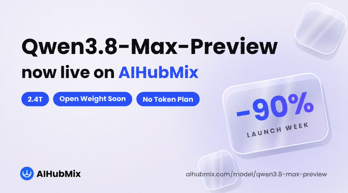 AIHubmix tweet media