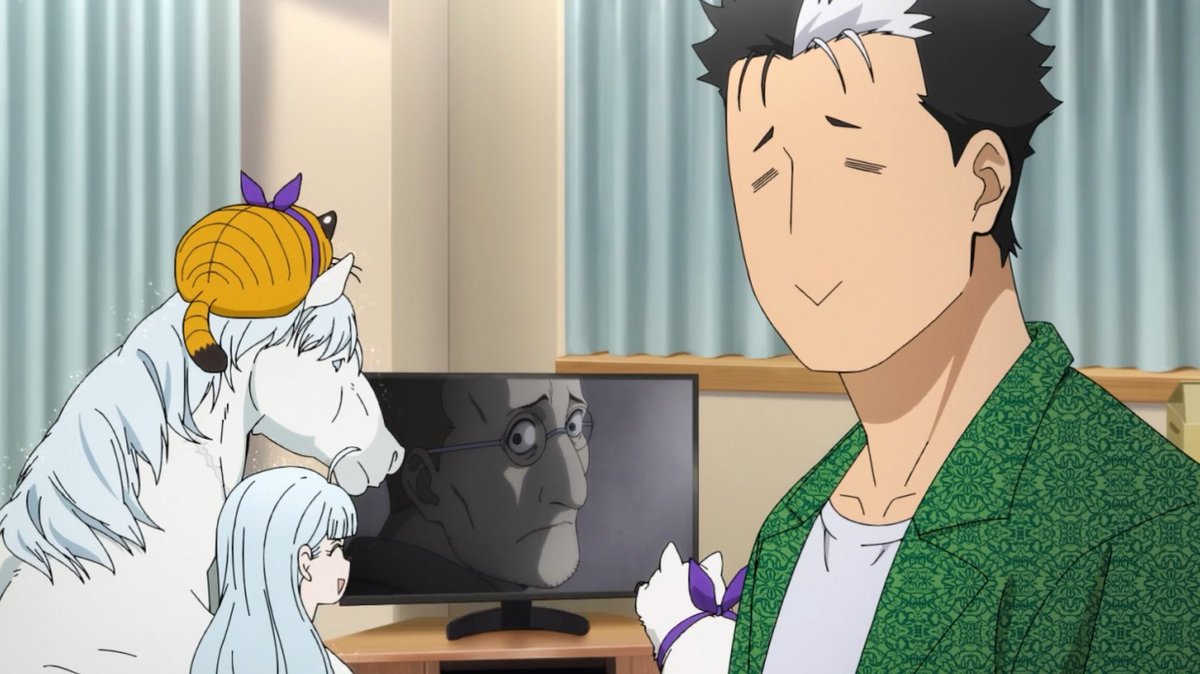 Graaffiti's tweet photo. Favourite part of Daemons of the Shadow Realm EP.15 is seeing the characters watch Full Metal Alchemist Brotherhood Ep.4 on it. 

Love it when a Mangaka flex their work like this 😅🔥 https://t.co/d4qFmFJXV7