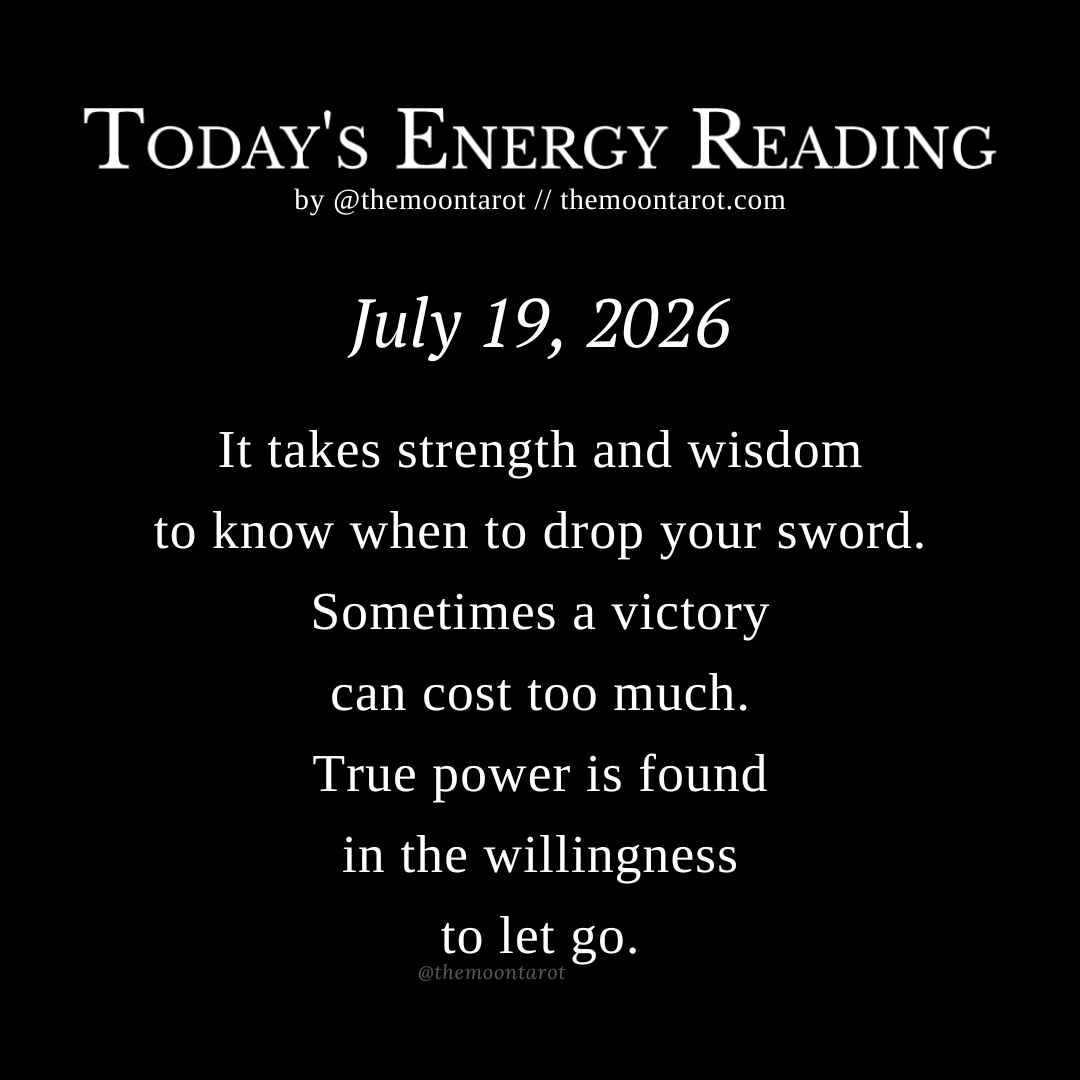 themoontarot_'s tweet photo. Today's Energy Reading: July 19, 2026 https://t.co/LVAhrspd69