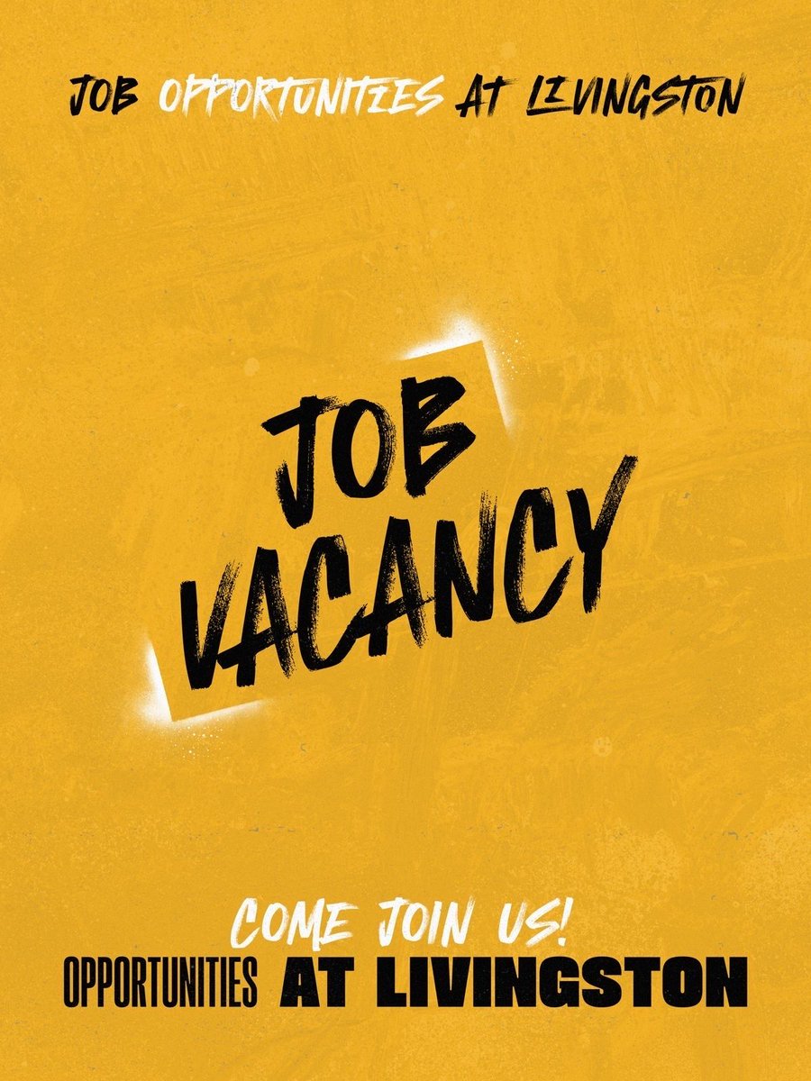 LiviFCOfficial's tweet photo. Livingston Football Club is seeking to appoint a Club Doctor to join our medical department ahead of the 2026/27 season.

This is an excellent opportunity for a suitably qualified and experienced medical professional.

Full details👇🏻

🔗 https://t.co/SWcpvMo9Y8 https://t.co/E9IpPyhxeV