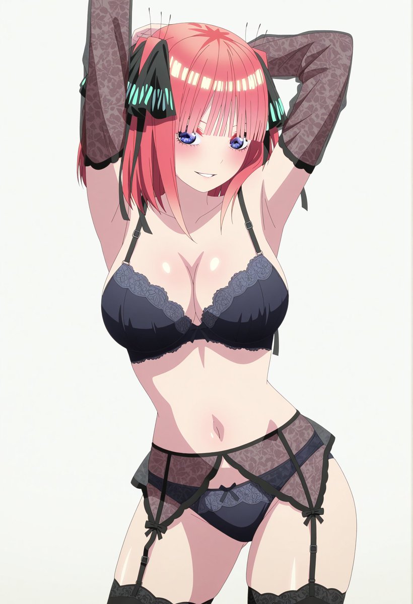 luminix_AI's tweet photo. 中野の二乃｜Nino Nakano   
#五等分の花嫁    
SFWイラスト https://t.co/on2grLp8on