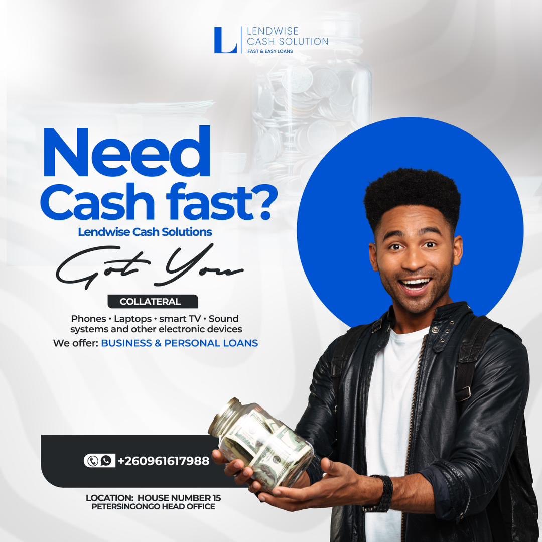 clement_chama's tweet photo. Investment Opportunity: Mwecha Farms Limited & Lendwise Cash Solutions – Ndola, Zambia
Hello everyone,
My name is Clement, owner of Mwecha Farms Limited located in Peter Singongo along the Ndola-Kitwe Dual Carriageway (opposite Detroda Filling Station).
We are already operating successfully with integrated tilapia farming and fresh vegetables.
We have already launched Lendwise Cash Solutions, our micro-lending arm under Mwecha Farms Limited, and we are now ready to scale significantly.
Our Expansion Plans Include:
•  More fish ponds
•  Layer chickens (eggs) and broilers
•  Pigs (integrated with ponds)
•  Our own butchery/outlet for direct retail sales of fish, chicken, and eggs
We are looking for serious investors or lenders who can partner with us on the next phase of growth.
Preferred Terms:
•  Low interest rate
•  Repayment period: Less than 5 years
•  Grace period: 1 year before payments begin
•  Transparent agreement with proper documentation
This is a genuine opportunity to invest in a proven, growing agribusiness with real production results, strong location advantage, vertical integration (farm + butchery), and an existing lending arm.
A full professional business plan with financial projections, capital requirements, and margin analysis is available for serious interested parties.
Contact me directly: 📞 +260 961 617 988
📞 +260 975 930 394
Let’s grow together!
Mwecha Farms Limited & Lendwise Cash Solutions
Ndola, Copperbelt – Zambia
#MwechaFarms #LendwiseCashSolutions #AgribusinessZambia #InvestmentOpportunity #TilapiaFarming #CopperbeltBusiness #ZambiaInvestment