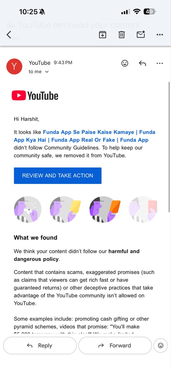 Harshit2536's tweet photo. Dear @TeamYouTube i only telled the reality of the funda app and not telled people and not promised they can make money from funda app. My motive was to tell people what is funda app and how can they use . Any many people were thinking they can make money. https://t.co/FH8XIKUt29