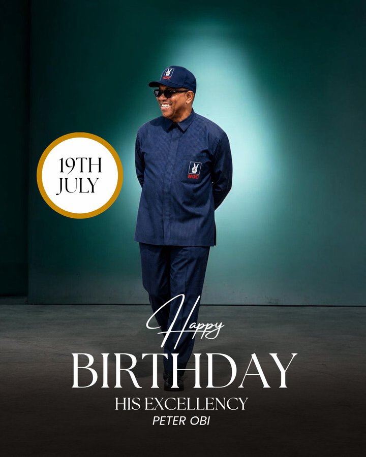 lahnraycoded's tweet photo. Happy birthday to Nigeria greedy politicians' nightmare.

His Excellency Peter Obi.

Nigeria is OK 👍 https://t.co/AtSpOLAmdo