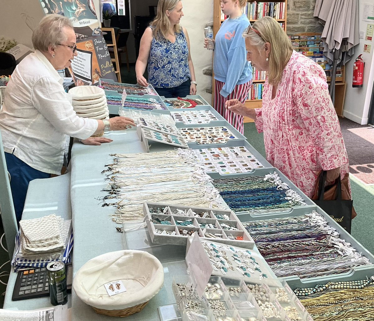 UKMrBead's tweet photo. Very Busy at the #Cornish #Bead Fair Today! https://t.co/IvfT4O3gku