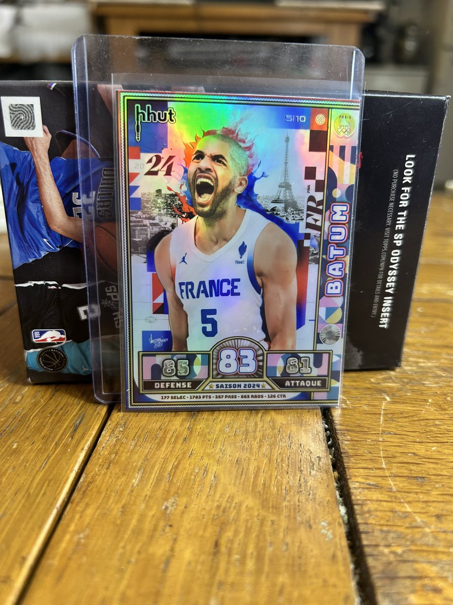 HH_UltimateTeam's tweet photo. -
France Basketball J.O 2024 🇫🇷🏀

Je viens de retrouver 3 cartes que j’avais réalisé : 

Yabusele /10 Wemby /10 &amp; Batum /10

Les 3 sont dispo sur mon vinted 🙏

https://t.co/e9SiHVaXI9 https://t.co/RBtqUX8Ljb