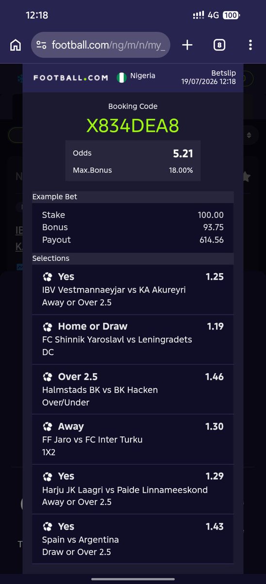 D_ORACLE444's tweet photo. X834DEA8
BANKER 5 ODDS https://t.co/543JRoYHfa