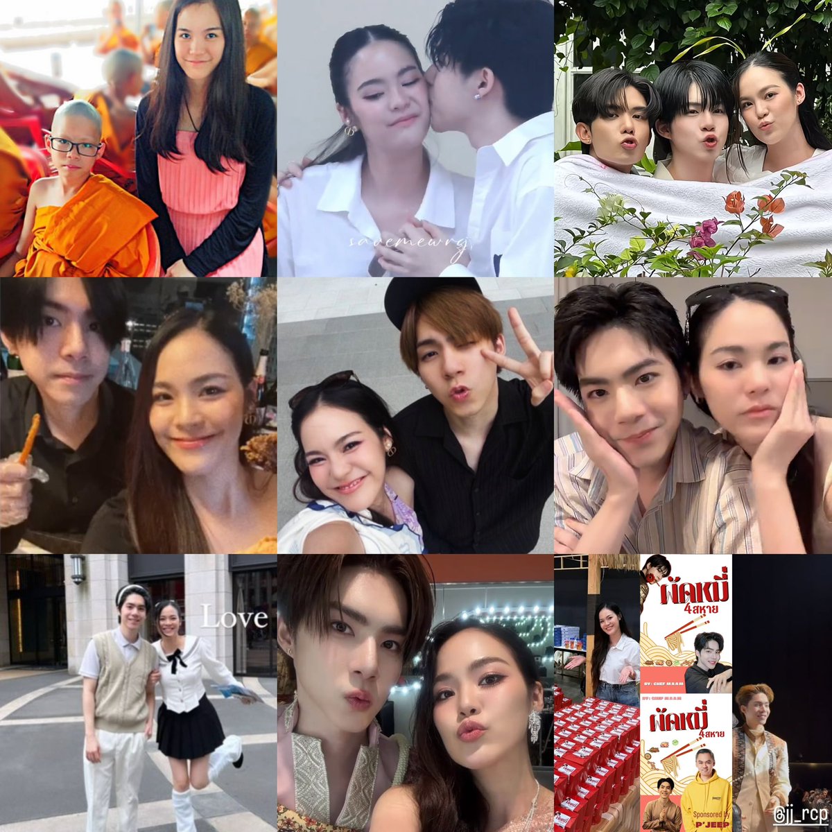 tlepaew's tweet photo. some facts about jj’s sister maam: 
- p’maam is a chef / baker, she joined masterchef thailand and own a cooking business
- she was in the next prince series as june (sister of jj’s character jay)
- she can sing very well
- she cooked the noodles for luat final and jj’s birthday merit
- she helped to make cheeseyou cookies for luat premiere