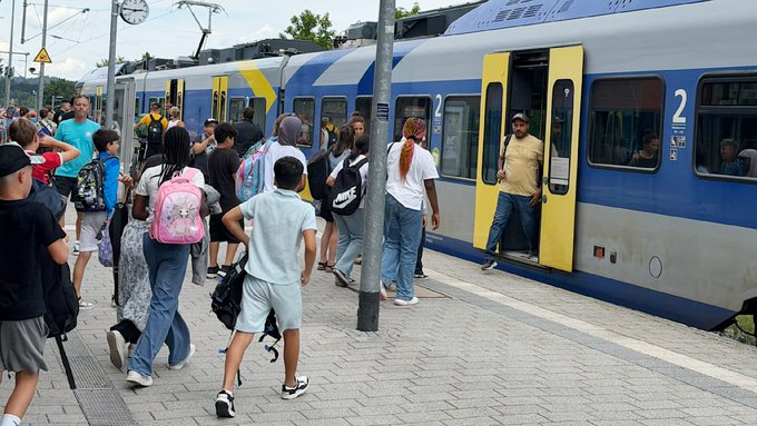kutschera_u's tweet photo. #Afghane bedroth Kinder & Schaffner im Zug- kennen wir schon-soll Hirn-Probleme haben-darf aber weiter-so-machen-Ursache? s. Buch "Die Kreativen Querdenker. Freigeist E.T.A. Hoffmann und der biologisch-gesellschaftliche Niedergang heute"- 2026-Zugbegleiter! https://t.co/iXZKozOwkw