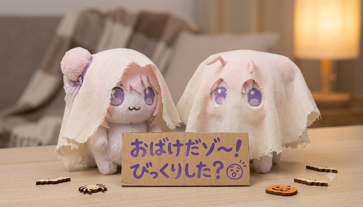 panicbluedoro's tweet photo. お化けの格好をして友達や持ち主を驚かせちゃう
ぬいぐるみのDoroちゃんず。　#doro https://t.co/n95tfwJnql