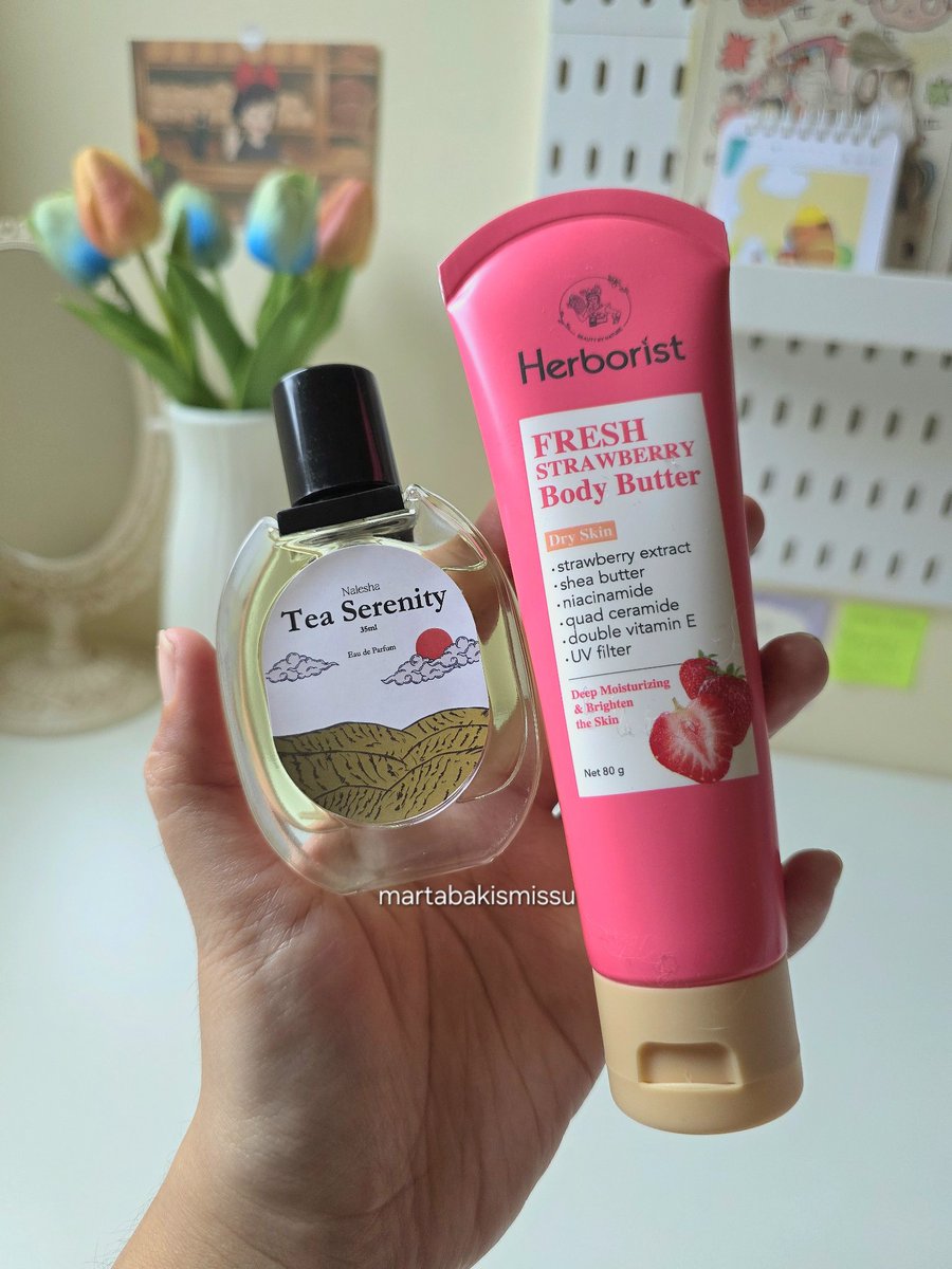 martabakismissu's tweet photo. Cheat code : best layering parfum + body lotion

Bikin badan wangi seharian tanpa harus reapply berulang kali ✨️ https://t.co/mWmRAkWrb1