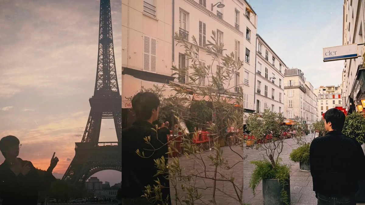 thvchapters's tweet photo. 🐹 “taehyung took these pictures”

my taejin walking around the streets of paris together 🥺 https://t.co/to7LRQ7l0P