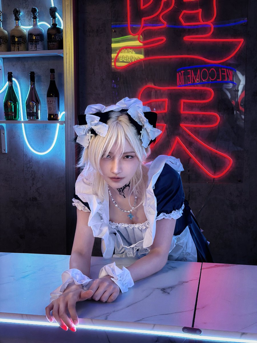 1132yolie's tweet photo. 女装メイドくん https://t.co/vAMJ2Ovln2