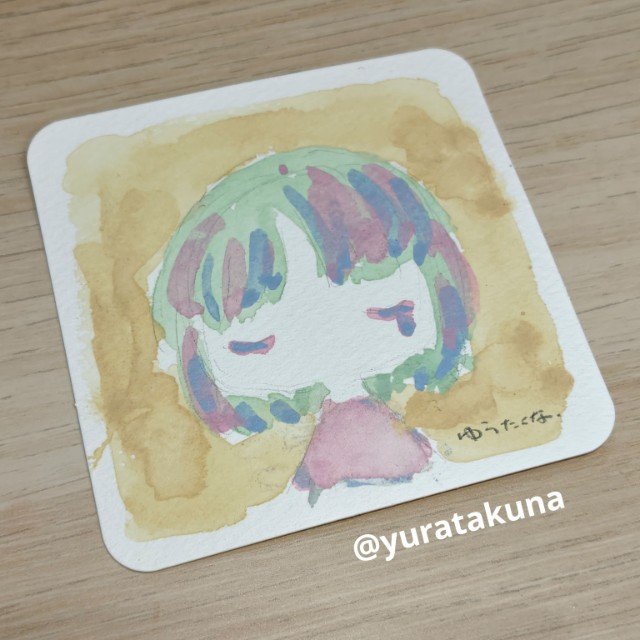 yuratakuna's tweet photo. ちっちゃな紙に絵墨で描いた
ちっちゃな作品です。 https://t.co/dCGxW4z0dg