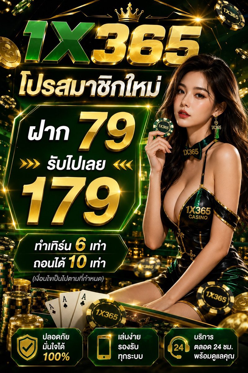 Kiwkung48's tweet photo. ✨ #1X365 ✨ โอกาสดีสำหรับสมาชิกใหม่  
🪩 เข้าไว เล่นลื่น จบครบในที่เดียว 🪩
🔥 งบ 79 ฿ แถมให้ 179 ฿ 🔥
 (เงื่อนไขเป็นไปตามที่กำหนด)
⚡ เข้าใช้งานง่าย ไม่ยุ่งยาก  
🎯 สิทธิ์มีจำนวนจำกัด
กดดูตอนนี้ 👉 https://t.co/a2hEuKvklS

#สมาชิกใหม่ #โปรแรง #เริ่มต้น https://t.co/hhMEVWG3dv