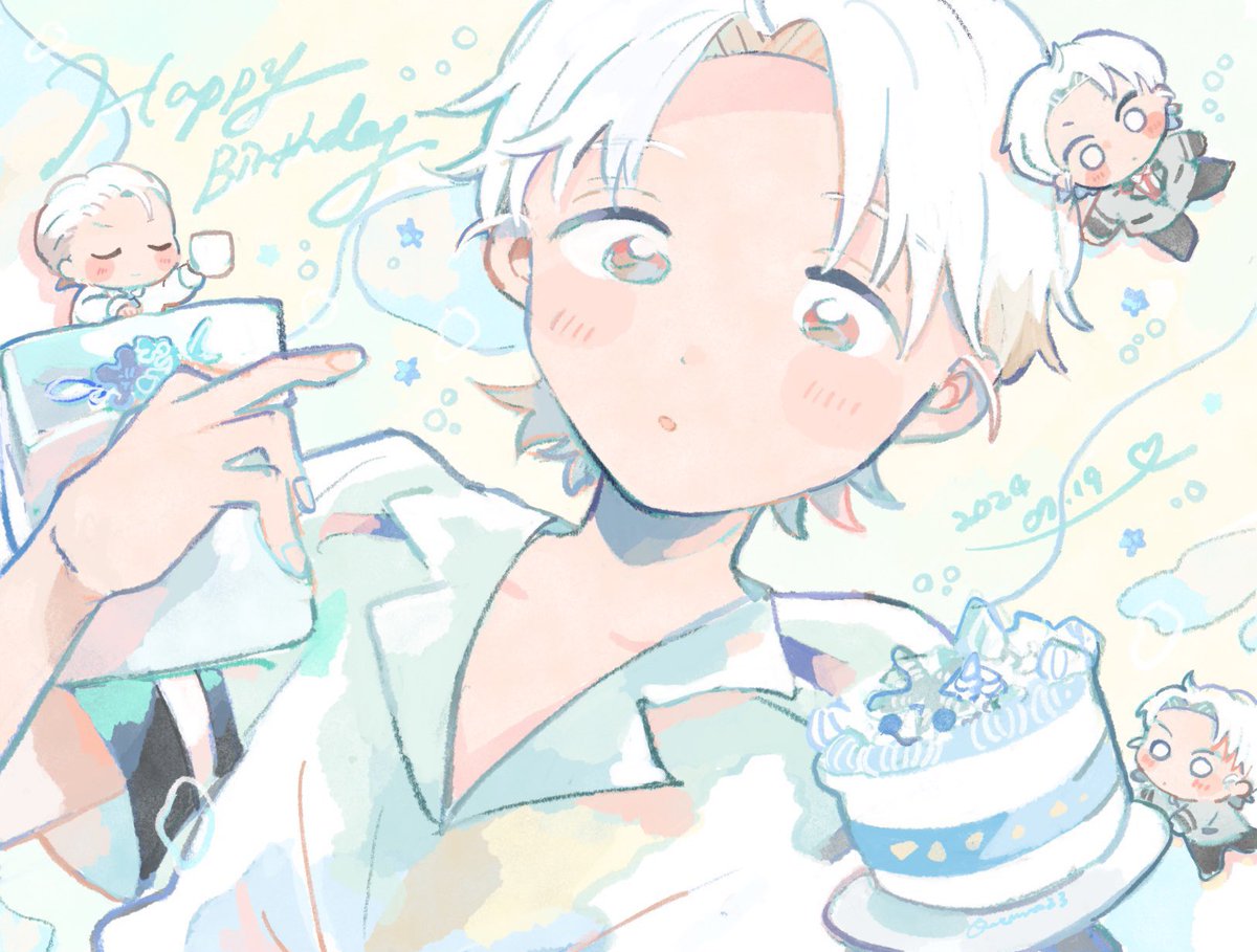 motuni23's tweet photo. おめでとうの瑛くん再掲🐠🫧 https://t.co/0gAI8hQ8ro