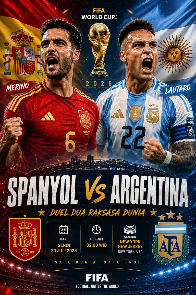 FansNerazzurri's tweet photo. Sejak pertama kali nonton Piala Dunia secara sadar di tahun 2002 hingga yang terakhir ditonton tahun 2022, tidak ada satupun final yang tidak seru, hal yang berbeda dari Liga Champions.

Edisi 2002, momen yang paling terngiang tentu saja Ronaldo ngegocek Kahn.

Edisi 2006, Zidane nanduk Materazzi dan arah pertandingan langsung berubah.

Edisi 2010, Belanda lengah di menit akhir dari gol Iniesta, final tersedih saya karena Sneijder gagal juara.

Edisi 2014, Final terheran bagi saya, Argentina sepanjang kompetisi bagi saya jelek, tapi tembus final. Palacio main di final.

Edisi 2018, termagis bagi saya karena tim kambing hitam Kroasia tembus final, sayangnya mereka tampak kelelahan di final.

Edisi 2022, final seru hattrick Mbappe menjadi tampak percuma karena perjuangan para pemain Argentina.

Semoga edisi final kali ini seru lagi 😬

versi kalian paling seru yang ditonton sejauh ini yang mana?