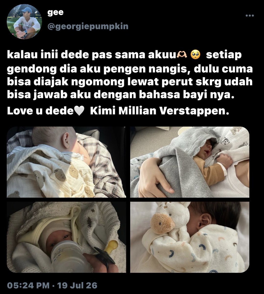 gr63mv3's tweet photo. Kehidupan Maxgie family setelah Kimi lahir.

Russtappen AU

Cw: Mpreg, Harsh Words, and please ignore timestamp! https://t.co/DpQ9OBMhLI