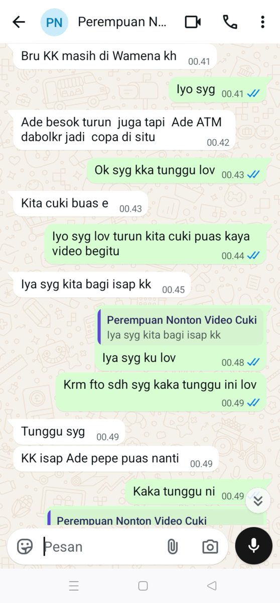 Seranganfata6's tweet photo. Nomor DM 
Perempuan yalimo sdh punya suami tapi nafsu 
#viral https://t.co/QgIptst6YE