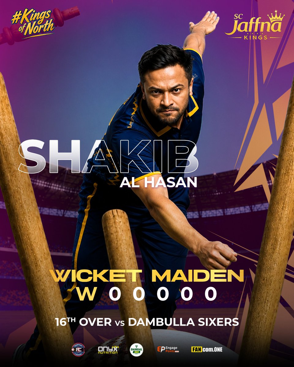 Scjaffnakings's tweet photo. Wicket Maiden
W • 0 • 0 • 0 • 0 • 0

Shakib Al Hasan tightens the grip for the Kings. 💙 https://t.co/iTNyiNDjPb
