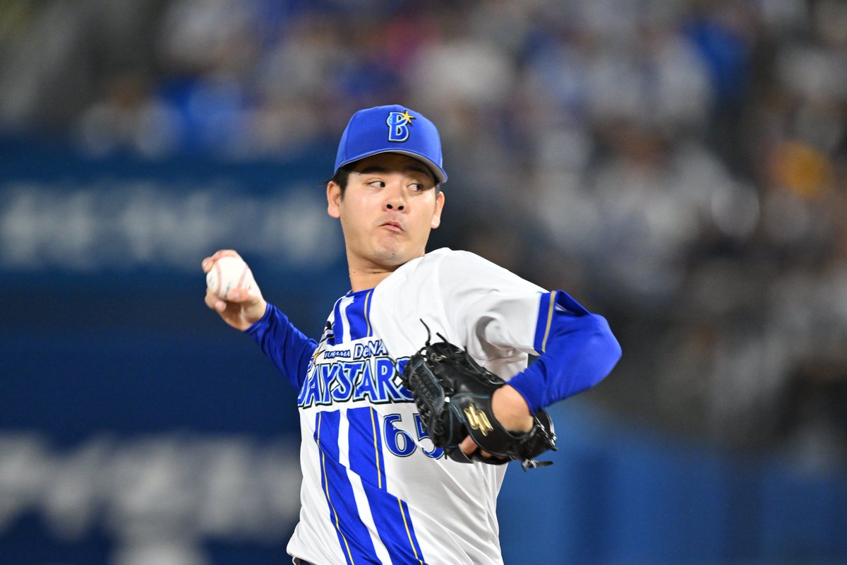 ydb_yokohama's tweet photo. 3人の継投で無失点リレー!!!
6回に #浜地真澄 選手が！7回に #宮城滝太 選手が！8回に #レイノルズ 選手が相手打線を寄せ付けないピッチングを見せる🔥🔥🔥

8回表
DB 5 - 1 S

#baystars https://t.co/B12qYztfFH