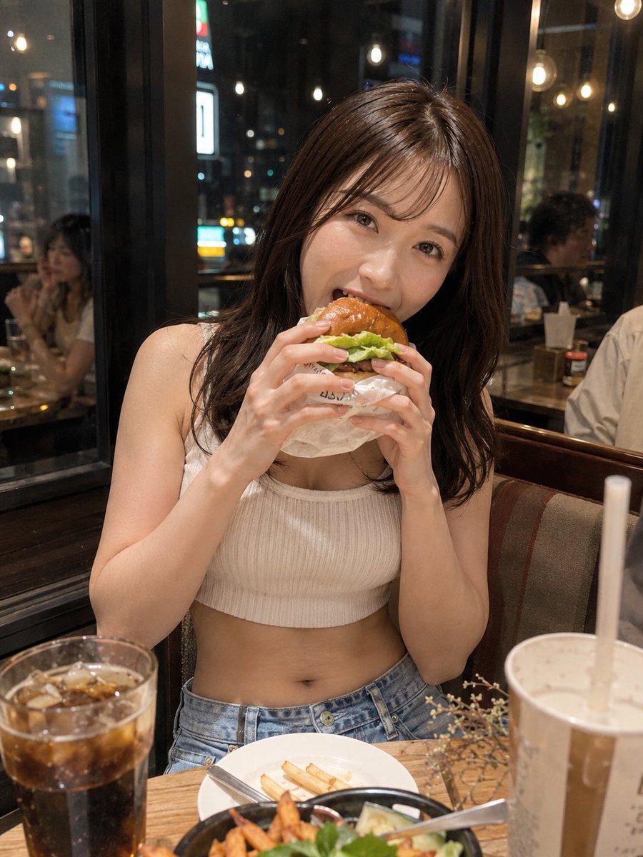 TsubakiVerse's tweet photo. バーガーは、豪快にかぶりつく派🍔
おいしくいただきました

#つばき #AIgirl #AIart #AI美女 #休日 #ハンバーガー #ディナー #日常風景 #ポートレート #写真好きな人と繋がりたい #グルメ好き #iPhone写真 https://t.co/QODYDud0Jg