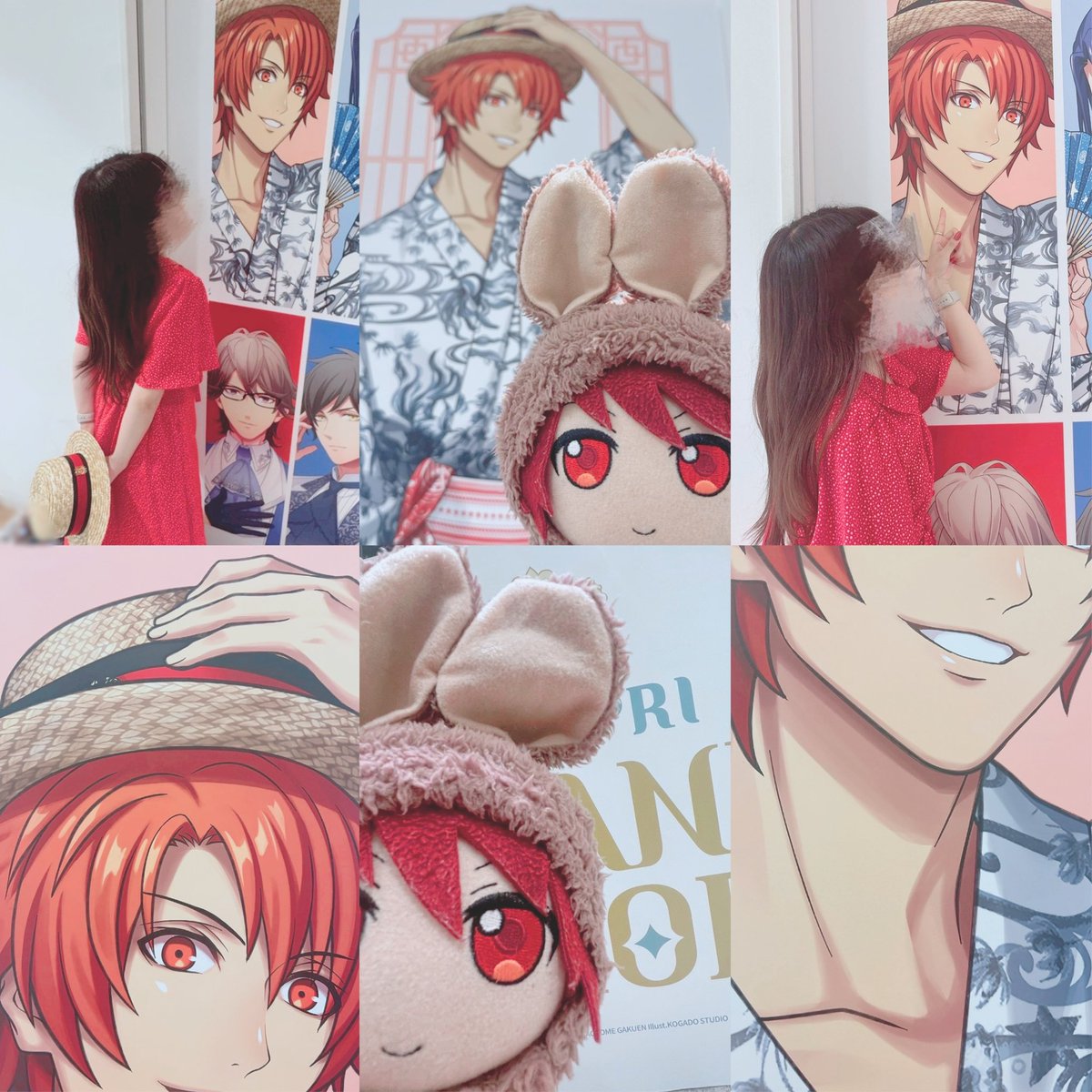 lfy_11's tweet photo. UTA☆PRI GRAND SHOP 👘👒❤️

今年の夏始まった〜！！！
買ってよかったものナンバーワン、カンカン帽〜🥹❤️
恒例モーニングから深夜までありがとう💞かき氷まで食べに行けて大満足🍧🎶

構ってくれたお友達もありがとう〜( ˶˙ᵕ˙˶ )
浴衣音也くんかっこよくてニコニコ☺️ https://t.co/edlDIdcgc7