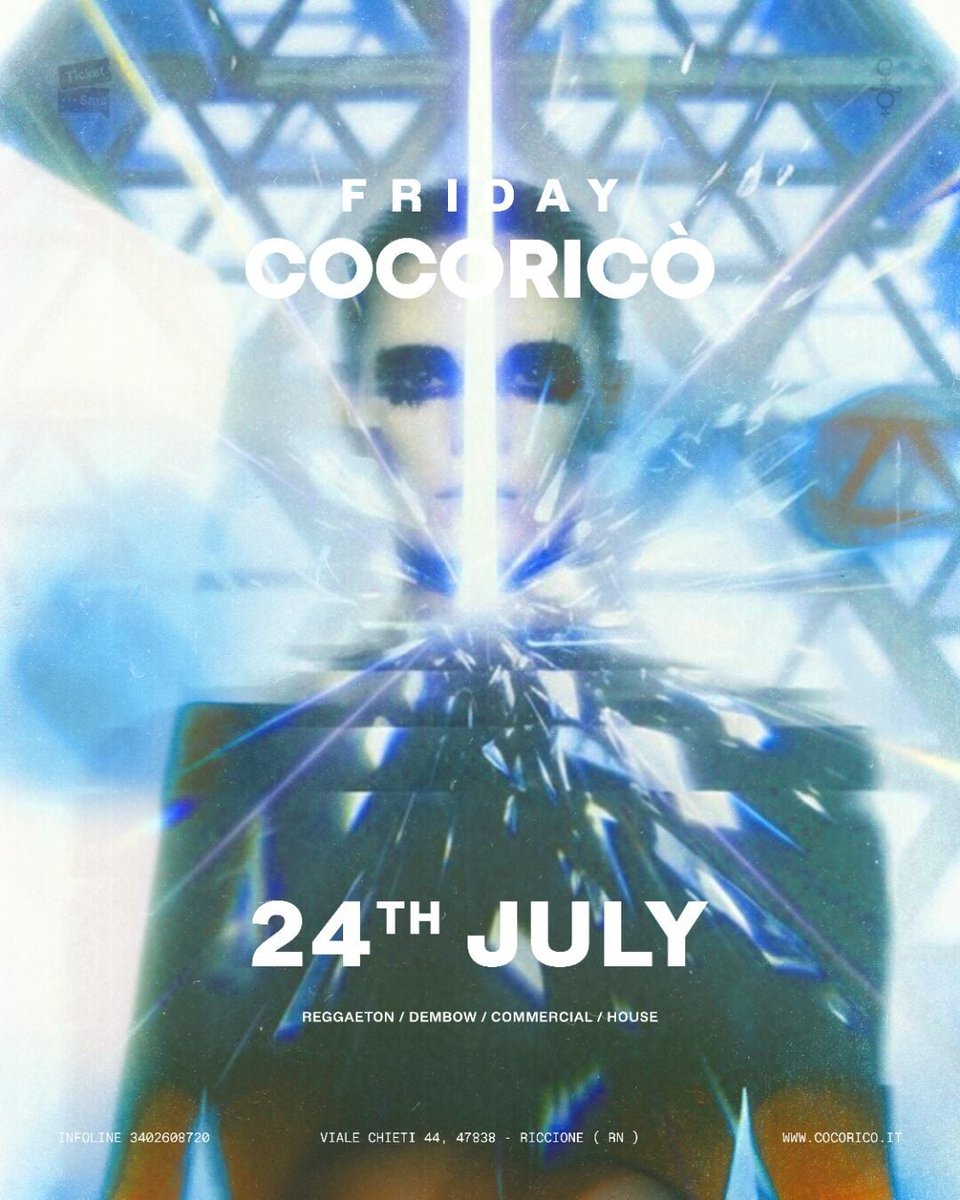 linodelbianco's tweet photo. 24 Luglio Friday discoteca Cocoricò Riccione
Ticket, tavoli, hotel: 339-4339511 Lino Del Bianco
#friday #24luglio #cocorico #riccione #romagna #19luglio #Salvini #BuonaDomenica #BadBunny #instagramdown #Salis #BelgianGP #Bollate #Nolan #Odissea #DomPerignon #Saka #Ulisse #Borghi https://t.co/mbduZ5uCUq