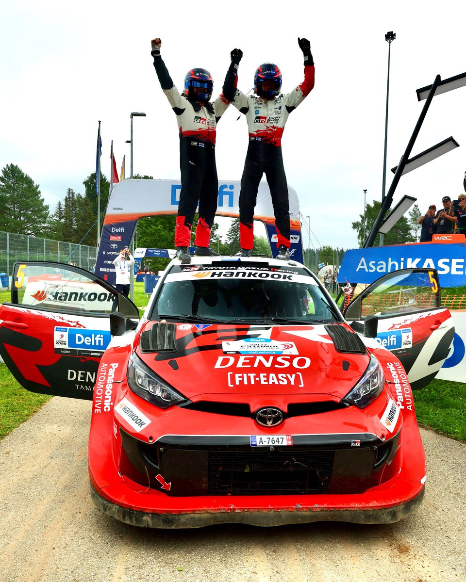 TGR_WRC's tweet photo. Let’s go! 🙌

#ToyotaGAZOORacing #GRYaris #WRC #RallyEstonia 🇪🇪 https://t.co/yivedc9guB