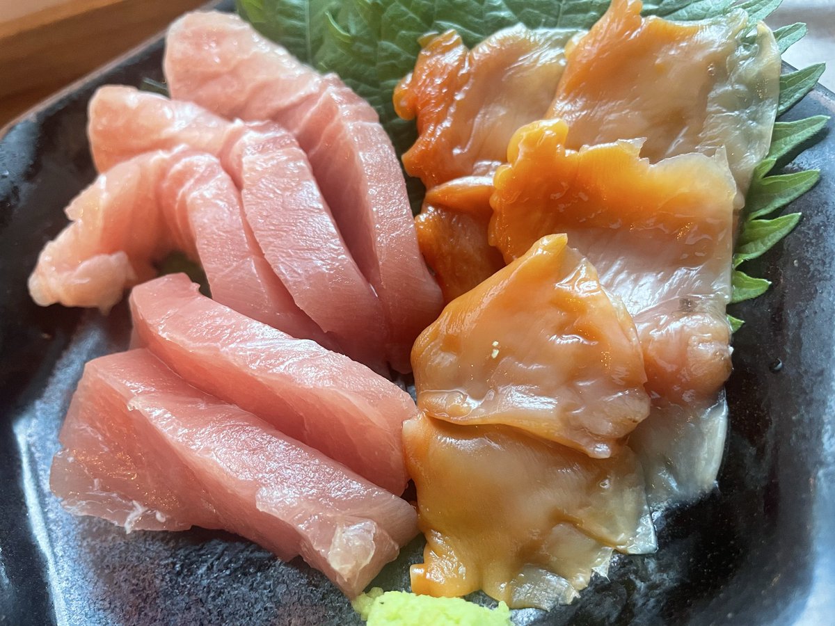 7agzQ's tweet photo. 1週間振りの品サご(こいさご)

重ね(煮豆腐&amp;もつ煮)、生本まぐろ刺🐟海鮮ぬた、イカ焼き🦑ごぼう唐揚げ、イカの軟骨酢漬け、玉ねぎ天&amp;ナス天🍆

キンミヤ焼酎が進む進む🤣

#大衆酒場こいさご大井町本店 #サウナイキタイ #品川サウナ https://t.co/P2fnHVgKNb